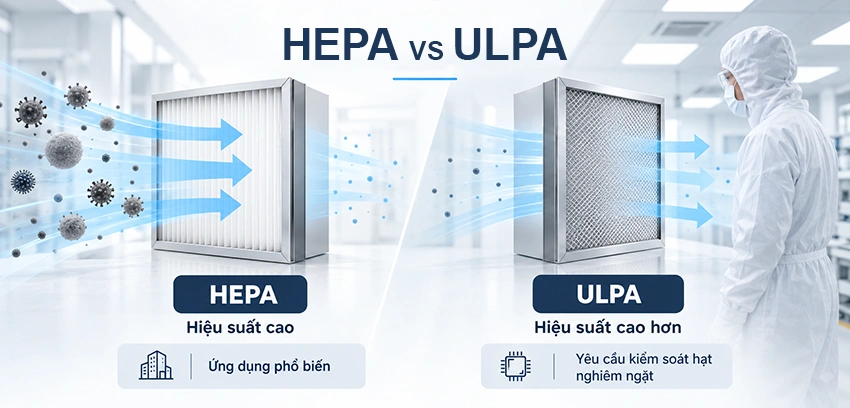 Phân biệt lọc Hepa với lọc Ulpa